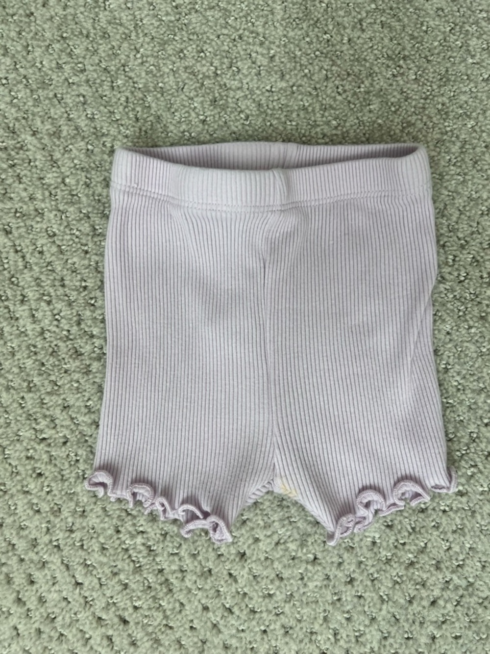 Old Navy Ribbed Lettuce-Edge Biker Shorts 2-Pack - 6-12 Mo - Picture 6 of 10